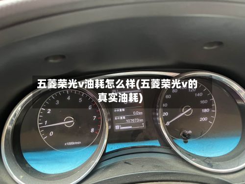 五菱荣光v油耗怎么样(五菱荣光v的真实油耗)-第2张图片