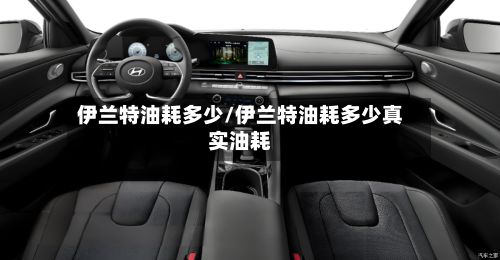 伊兰特油耗多少/伊兰特油耗多少真实油耗-第1张图片