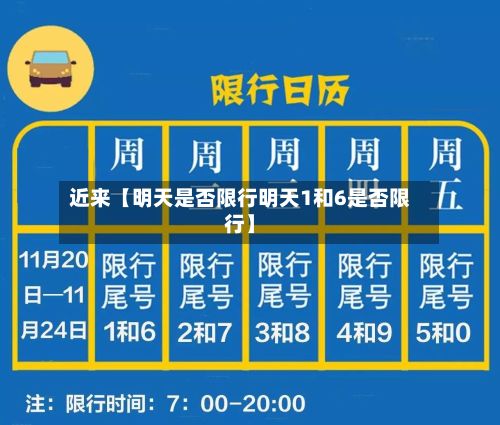 近来【明天是否限行明天1和6是否限行】-第2张图片