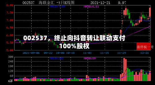002537	，终止向抖音转让联动支付100%股权-第2张图片