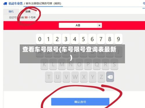 查看车号限号(车号限号查询表最新)
