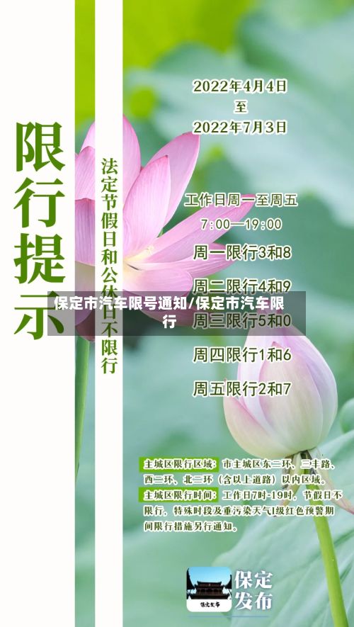 保定市汽车限号通知/保定市汽车限行-第1张图片