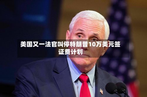 美国又一法官叫停特朗普10万美元签证费计划-第1张图片