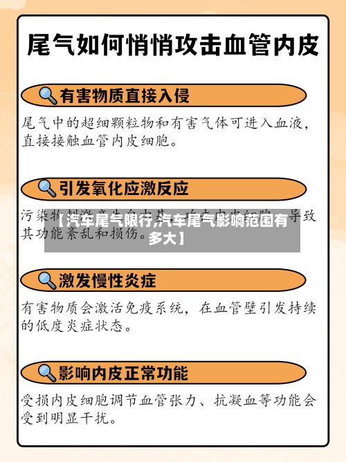 【汽车尾气限行,汽车尾气影响范围有多大】-第1张图片