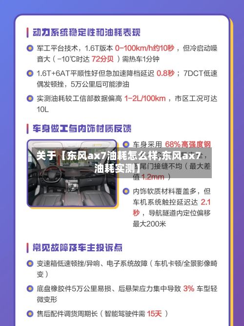 关于【东风ax7油耗怎么样,东风ax7油耗实测】-第2张图片