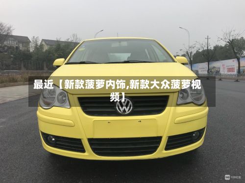 最近【新款菠萝内饰,新款大众菠萝视频】-第3张图片