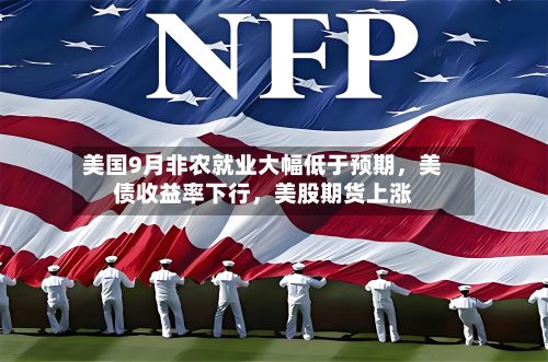 美国9月非农就业大幅低于预期，美债收益率下行，美股期货上涨