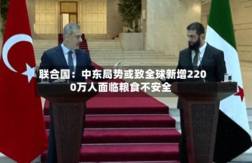 联合国：中东局势或致全球新增2200万人面临粮食不安全