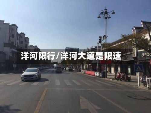 洋河限行/洋河大道是限速-第1张图片