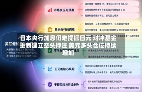 日本央行加息仍难提振日元 对冲基金重新建立空头押注 美元多头仓位持续增加