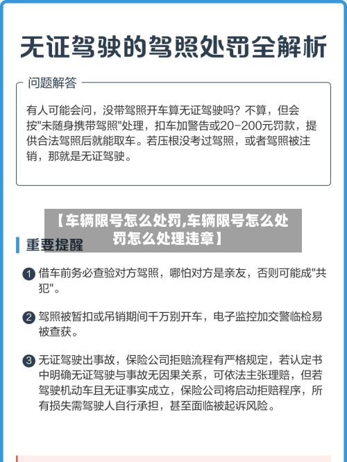 【车辆限号怎么处罚,车辆限号怎么处罚怎么处理违章】-第3张图片