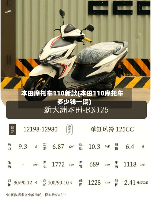 本田摩托车110新款(本田110摩托车多少钱一辆)-第1张图片