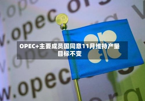 OPEC+主要成员国同意11月维持产量目标不变-第2张图片