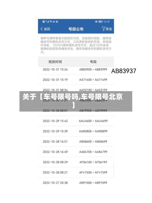 关于【车号限号吗,车号限号北京】
