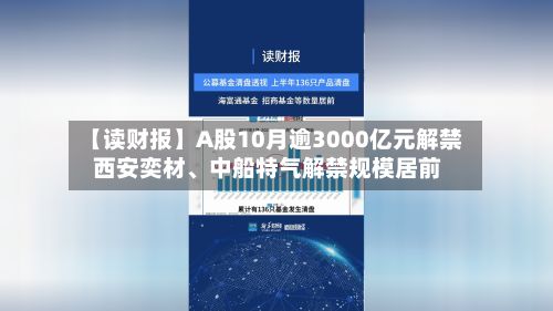 【读财报】A股10月逾3000亿元解禁 西安奕材、中船特气解禁规模居前-第3张图片