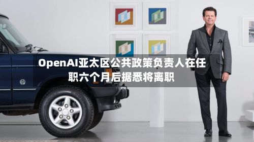 OpenAI亚太区公共政策负责人在任职六个月后据悉将离职-第2张图片
