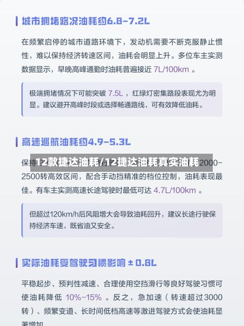 12款捷达油耗/12捷达油耗真实油耗-第2张图片