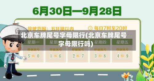 北京车牌尾号字母限行(北京车牌尾号字母限行吗)