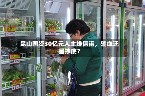 昆山国资30亿元入主维信诺，输血还是抄底？