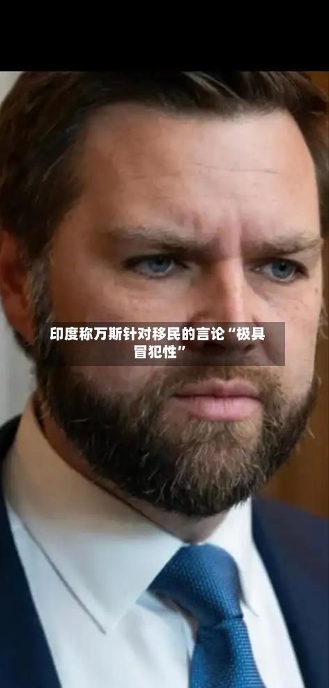 印度称万斯针对移民的言论“极具冒犯性	”-第2张图片