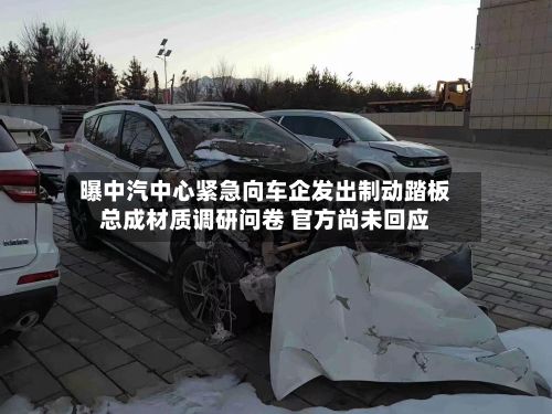 曝中汽中心紧急向车企发出制动踏板总成材质调研问卷 官方尚未回应-第2张图片