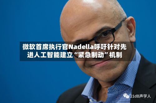 微软首席执行官Nadella呼吁针对先进人工智能建立“紧急制动”机制