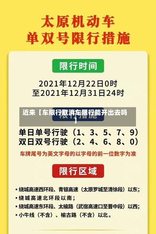 近来【车限行取消车限行能开出去吗】