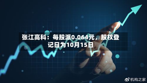 张江高科：每股派0.064元，股权登记日为10月15日