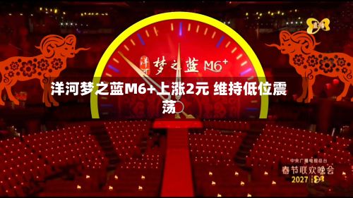 洋河梦之蓝M6+上涨2元 维持低位震荡