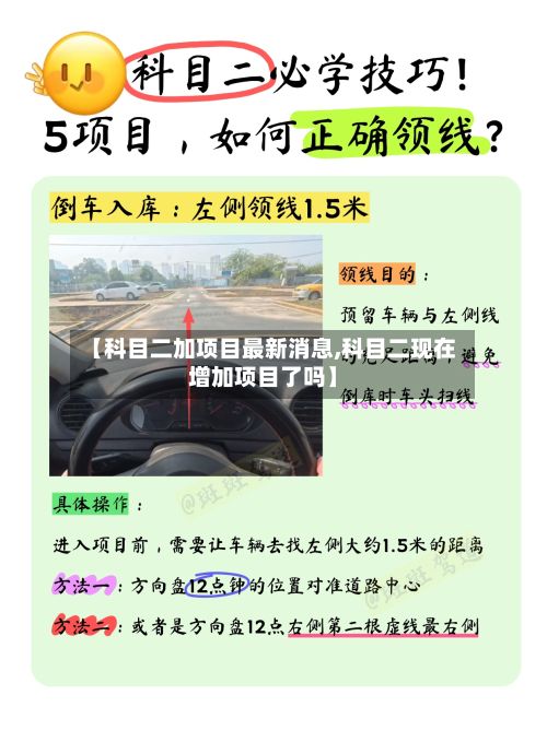 【科目二加项目最新消息,科目二现在增加项目了吗】