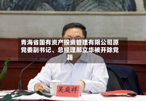 青海省国有资产投资管理有限公司原党委副书记、总经理郝立华被开除党籍-第3张图片