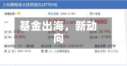 基金出海	，新动向-第2张图片