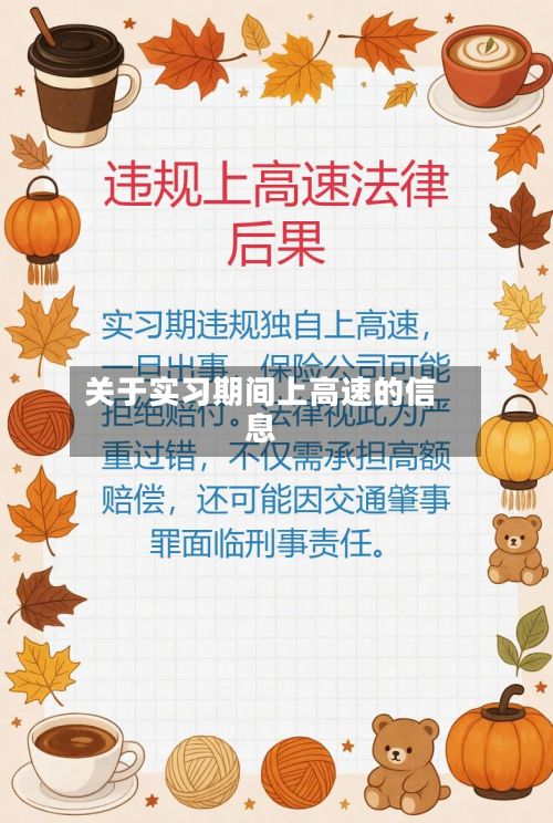 关于实习期间上高速的信息-第2张图片