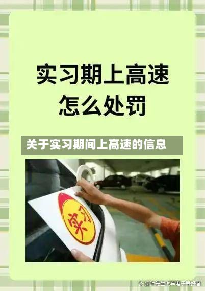 关于实习期间上高速的信息
