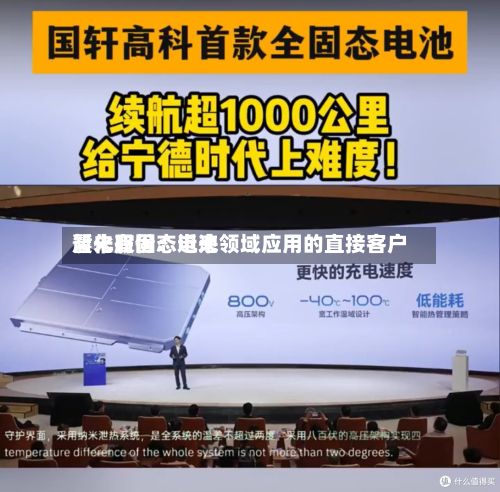 晨化股份：近来暂未有固态电池领域应用的直接客户