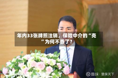 年内33张牌照注销，保险中介的“壳”为何不香了？-第2张图片
