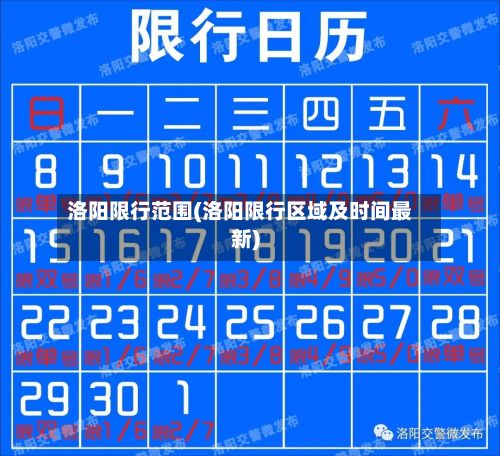 洛阳限行范围(洛阳限行区域及时间最新)-第2张图片