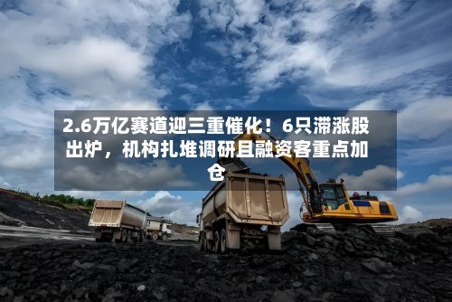 2.6万亿赛道迎三重催化！6只滞涨股出炉，机构扎堆调研且融资客重点加仓