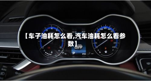 【车子油耗怎么看,汽车油耗怎么看参数】