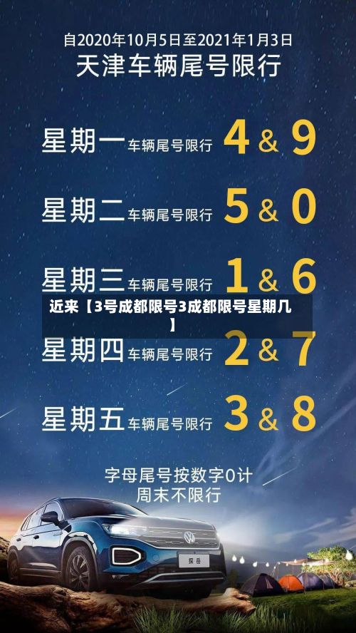 近来【3号成都限号3成都限号星期几】-第2张图片