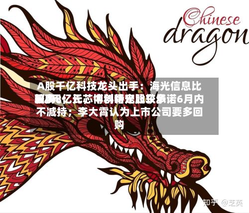 A股千亿科技龙头出手：海光信息比较多回购8亿元，中科曙光比较多5亿元；长芯博创特定股东承诺6月内不减持；李大霄认为上市公司要多回购