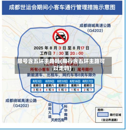 限号含五环主路吗(限行含五环主路可以走吗)-第2张图片