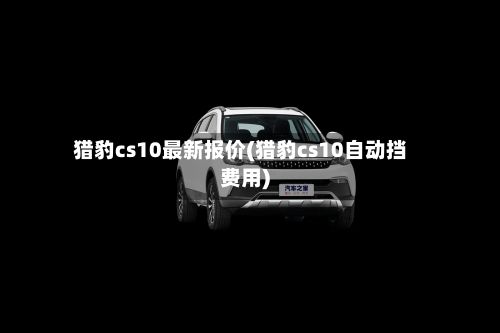 猎豹cs10最新报价(猎豹cs10自动挡费用)-第2张图片