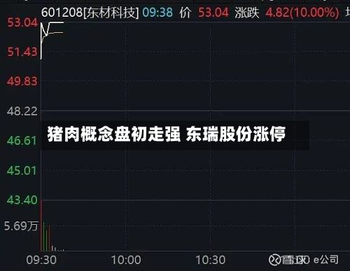 猪肉概念盘初走强 东瑞股份涨停-第2张图片