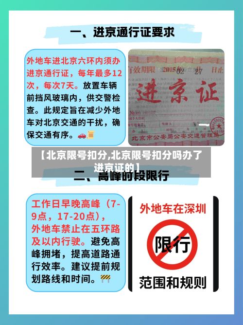 【北京限号扣分,北京限号扣分吗办了进京证的】-第2张图片