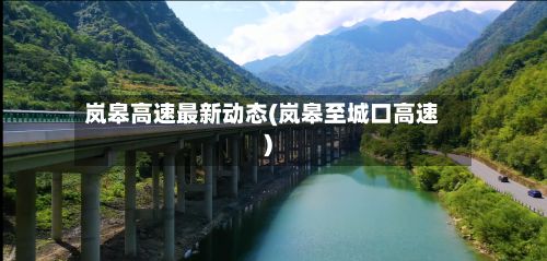 岚皋高速最新动态(岚皋至城口高速)