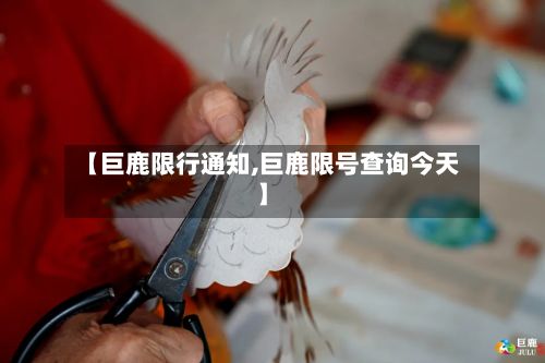 【巨鹿限行通知,巨鹿限号查询今天】