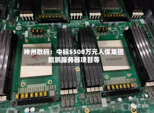 神州数码:中标5500万元人保集团鲲鹏服务器项目等-第2张图片