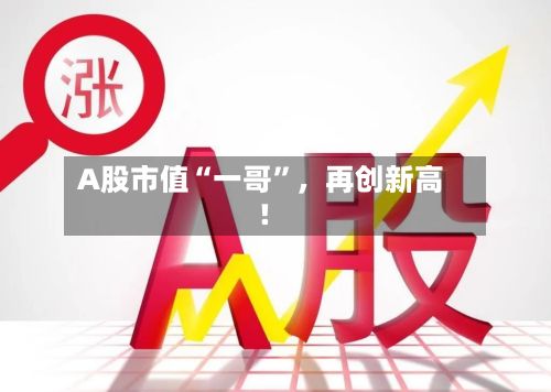 A股市值“一哥”，再创新高！