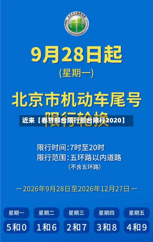 近来【春节邢台限行邢台限行2020】